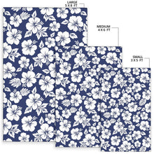 Load image into Gallery viewer, Hibiscus Pattern Print Design HB012 Area Rugs
