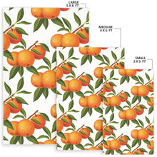 Load image into Gallery viewer, Oranges pattern background Area Rug
