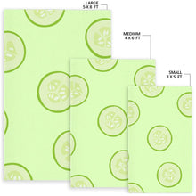 Load image into Gallery viewer, Cucumber pattern Area Rug
