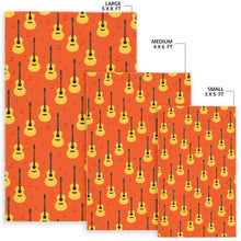 Load image into Gallery viewer, Classice Guitar Music Pattern Area Rug
