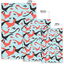 Load image into Gallery viewer, Sea Lion Pattern Theme Area Rug
