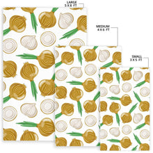 Load image into Gallery viewer, Onion Pattern Background Area Rug
