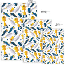 Load image into Gallery viewer, Bowling Ball and Shoes Pattern Area Rug
