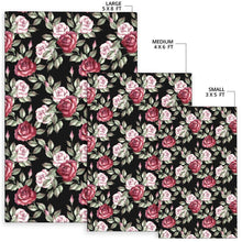 Load image into Gallery viewer, Rose Red Pink Pattern Print Design RO03 Area Rugs
