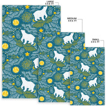 Load image into Gallery viewer, Polar Bear Pattern Area Rug
