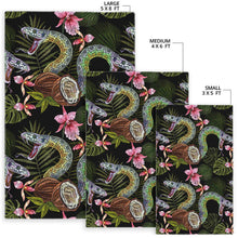 Load image into Gallery viewer, Snake Leaves Coconut Pattern Area Rug
