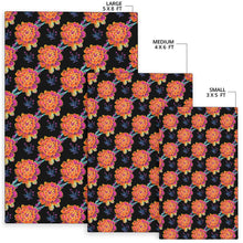 Load image into Gallery viewer, Marigold Pattern Print Design MR04 Area Rugs
