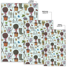 Load image into Gallery viewer, Gardening Pattern Print Design G01 Area Rugs
