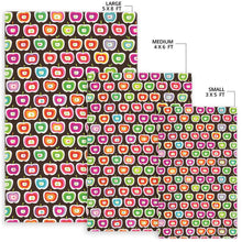 Load image into Gallery viewer, Colorful Apple Pattern Area Rug
