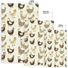 Load image into Gallery viewer, Cute rooster chicken cock Area Rug

