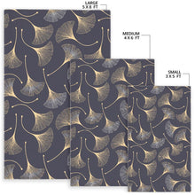 Load image into Gallery viewer, Gold ginkgo leaves Area Rug
