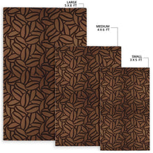 Load image into Gallery viewer, coffee bean pattern Area Rug
