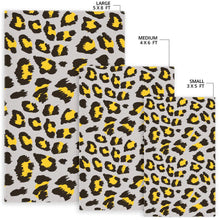 Load image into Gallery viewer, Gray Leopard print pattern Area Rug

