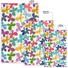 Load image into Gallery viewer, Colorful Butterfly Pattern Area Rug
