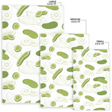 Load image into Gallery viewer, Cucumber sketch pattern Area Rug
