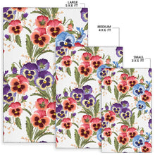 Load image into Gallery viewer, Pansy Pattern Print Design PS06 Area Rugs

