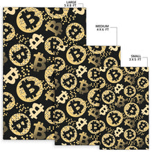 Load image into Gallery viewer, Bitcoin Pattern Print Design DO06 Area Rugs

