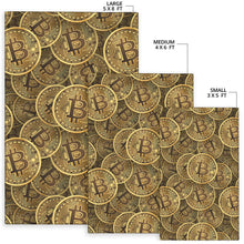 Load image into Gallery viewer, Bitcoin Pattern Print Design DO01 Area Rugs
