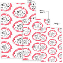 Load image into Gallery viewer, Hand drawn dragon fruit Area Rug
