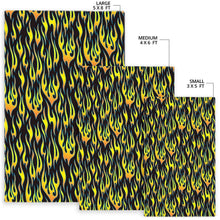 Load image into Gallery viewer, Flame Fire Pattern Background Area Rug
