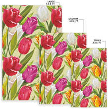 Load image into Gallery viewer, Colorful Tulip Pattern Area Rug
