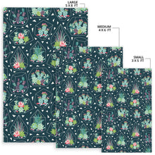 Load image into Gallery viewer, Cactus glass terrarium pattern Area Rug

