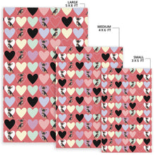 Load image into Gallery viewer, Chihuahua Heart Pink Pattern Area Rug
