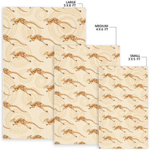 Load image into Gallery viewer, Kangaroo Aboriginal Pattern Background Area Rug
