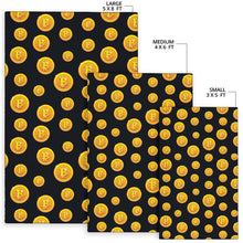 Load image into Gallery viewer, Bitcoin Pattern Print Design DO04 Area Rugs
