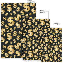 Load image into Gallery viewer, Dollar Pattern Print Design DO04 Area Rugs
