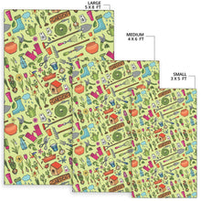 Load image into Gallery viewer, Gardening Pattern Print Design G02 Area Rugs
