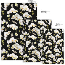 Load image into Gallery viewer, Orchid White Pattern Print Design OR011 Area Rugs
