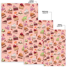 Load image into Gallery viewer, Cake Pattern Pokka dot Background Area Rug
