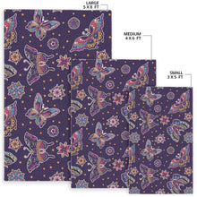 Load image into Gallery viewer, Butterfly Star Pokka Dot Pattern Area Rug
