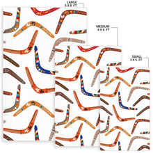 Load image into Gallery viewer, Boomerang Australian aboriginal ornament pattern Area Rug
