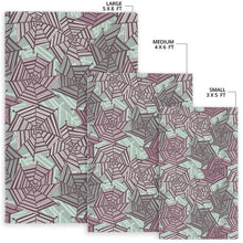 Load image into Gallery viewer, Spider web cobweb design color pattern Area Rug
