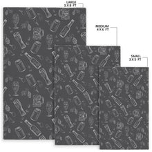 Load image into Gallery viewer, Beer hand drawn pattern Area Rug
