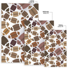 Load image into Gallery viewer, American football ball pattern Area Rug
