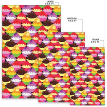 Load image into Gallery viewer, Cupcake Pattern Print Design CP02 Area Rugs
