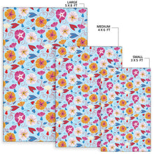 Load image into Gallery viewer, Morning Glory Pattern Print Design MG06 Area Rugs
