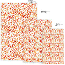 Load image into Gallery viewer, Fire flame watercolor pattern Area Rug
