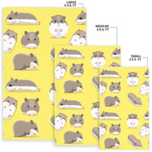 Load image into Gallery viewer, Cute Hamster pattern Area Rug
