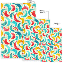 Load image into Gallery viewer, Colorful moon pattern Area Rug
