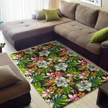 Load image into Gallery viewer, Hawaiian Aloha Tropical Pattern Print Area Rug
