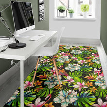 Load image into Gallery viewer, Hawaiian Aloha Tropical Pattern Print Area Rug
