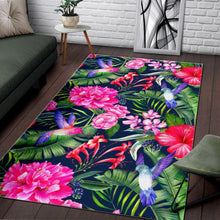 Load image into Gallery viewer, Hawaiian Tropical Birds Pattern Print Area Rug
