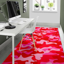 Load image into Gallery viewer, Hot Pink Camouflage Print Area Rug
