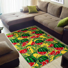 Load image into Gallery viewer, Leaf Watermelon Pieces Pattern Print Area Rug
