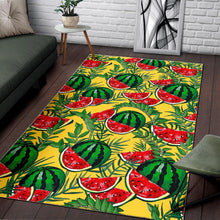 Load image into Gallery viewer, Leaf Watermelon Pieces Pattern Print Area Rug
