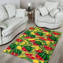 Load image into Gallery viewer, Leaf Watermelon Pieces Pattern Print Area Rug
